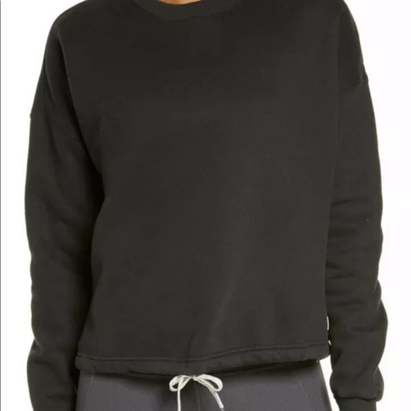 Vuori Tops - VUORI RESTORE CREWNECK SWEATSHIRT WASHED BLACK XS